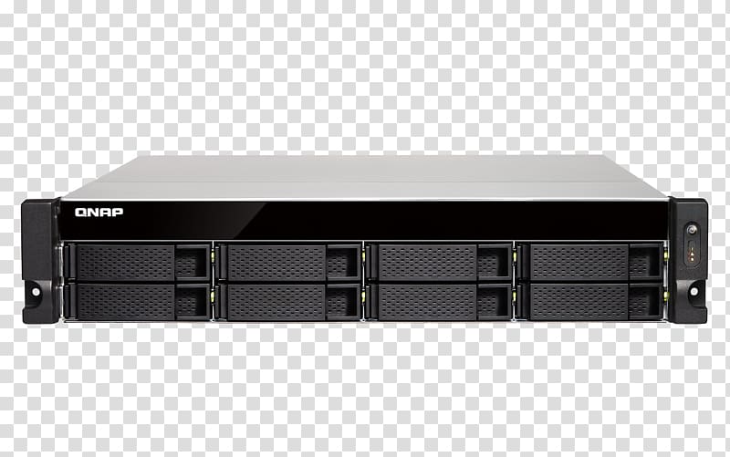 Network Storage Systems QNAP Systems, Inc. Data storage iSCSI 10 Gigabit Ethernet, model transparent background PNG clipart