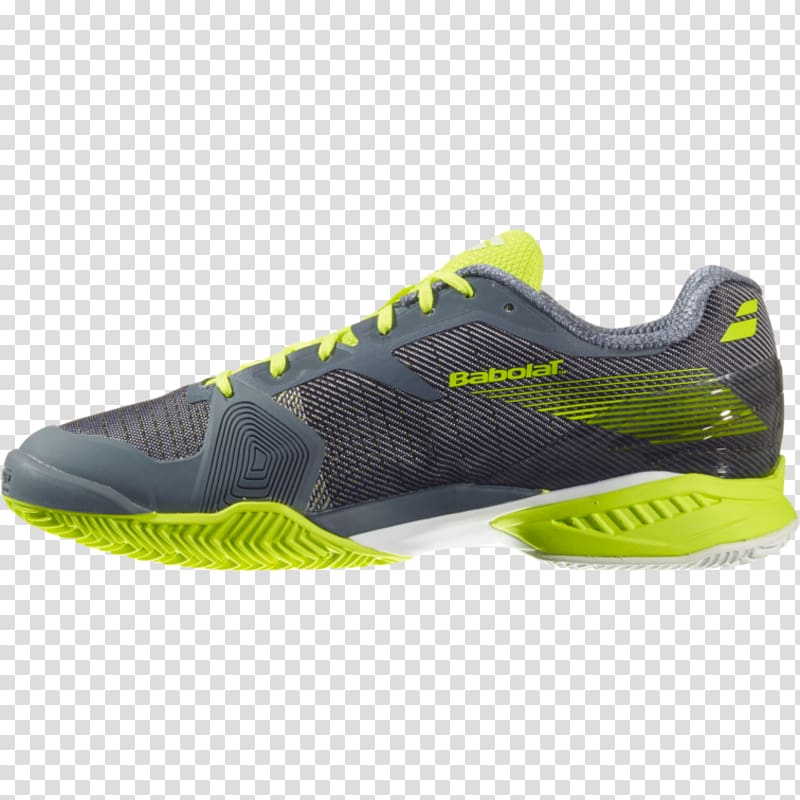 Sports shoes Babolat Jet All Court EU 39 Tênis Babolat Jet Clay Cinza e Amarelo, Gray Tennis Shoes for Women transparent background PNG clipart