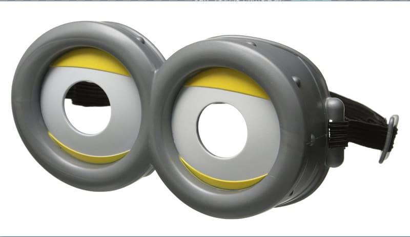 Kevin the Minion Felonious Gru Goggles Glasses Despicable Me, Goggles Available In Different Size transparent background PNG clipart