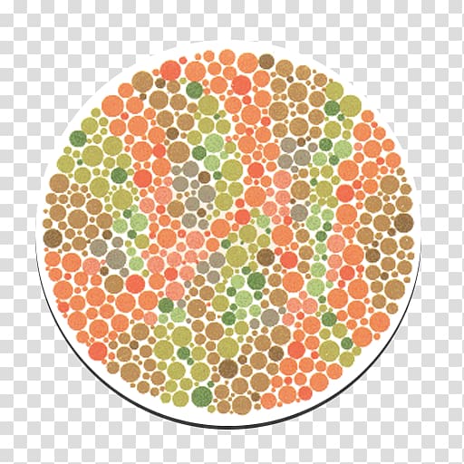 Color blindness Ishihara test Visual perception Color vision Vision loss, Eye transparent background PNG clipart
