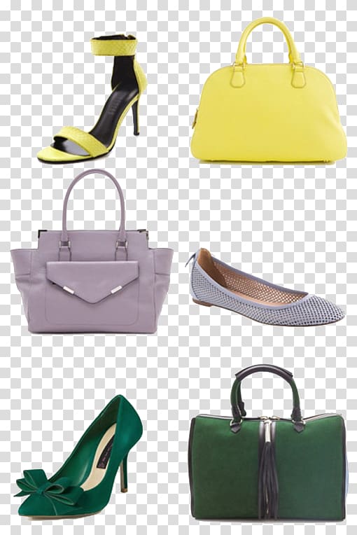 Handbag Shoe Clothing Dress High-heeled footwear, Mature women shoes and bags transparent background PNG clipart
