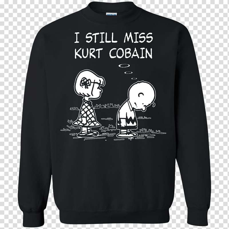 T-shirt Hoodie Sweater Clothing, Kurt Cobain transparent background PNG clipart