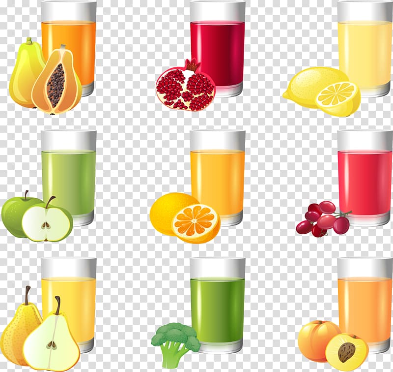 Orange juice Apple juice Drink, berries transparent background PNG clipart
