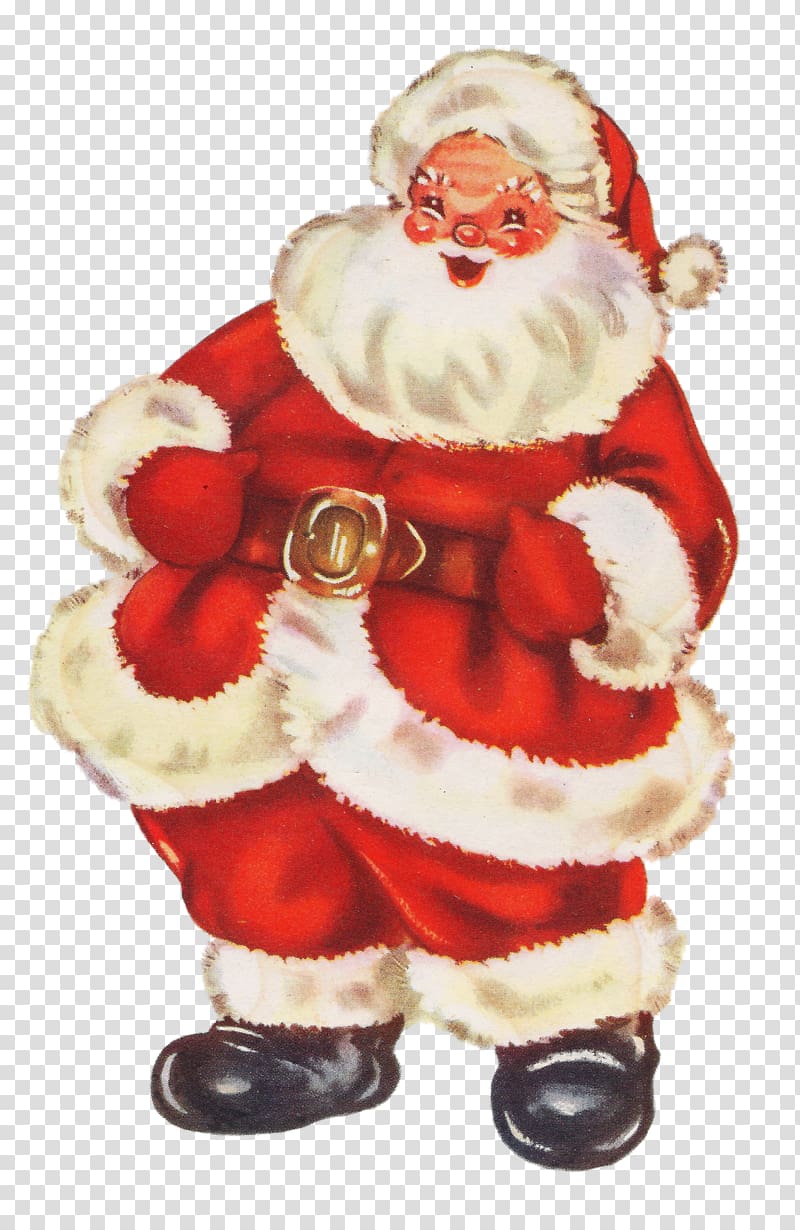 Santa Claus Christmas card Greeting & Note Cards , Santa transparent background PNG clipart