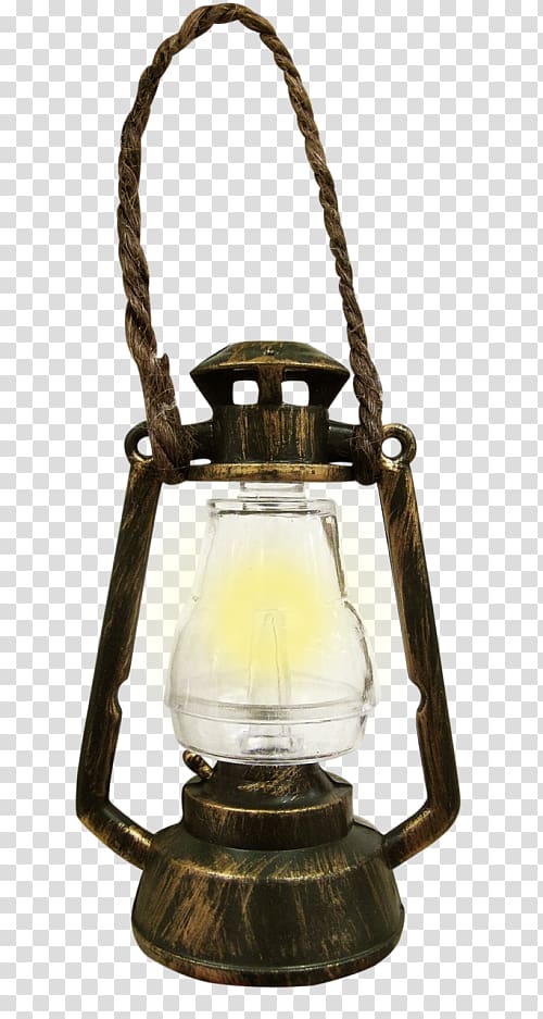 Oil lamp Lantern Lighting Kerosene lamp Incandescent light bulb, transparent background PNG clipart