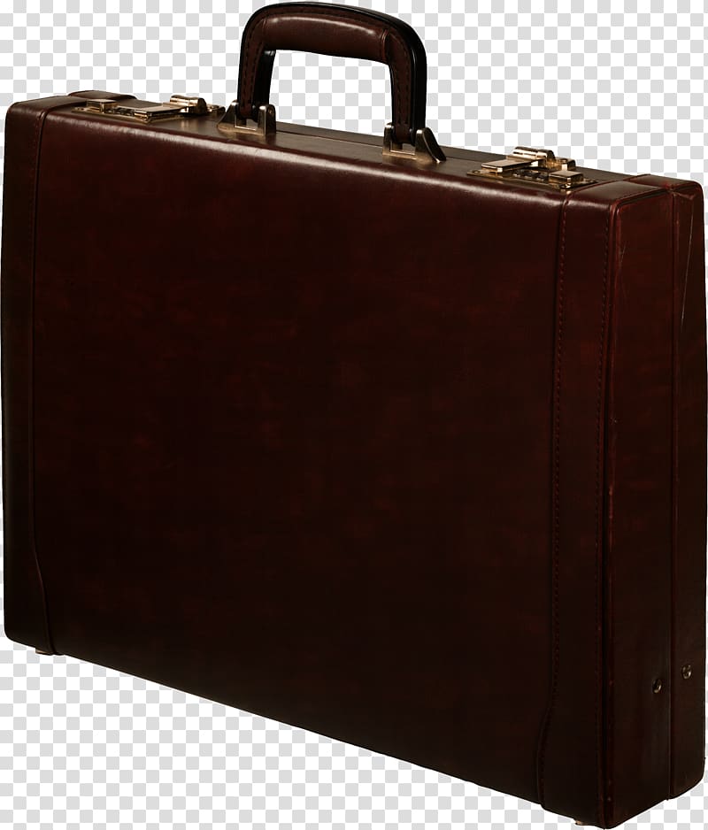 Briefcase Leather Attaché Hand luggage, Suitcase transparent background PNG clipart