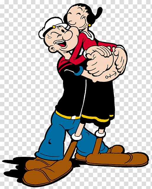 Olive Oyl Popeye Bluto Cartoon, others transparent background PNG clipart