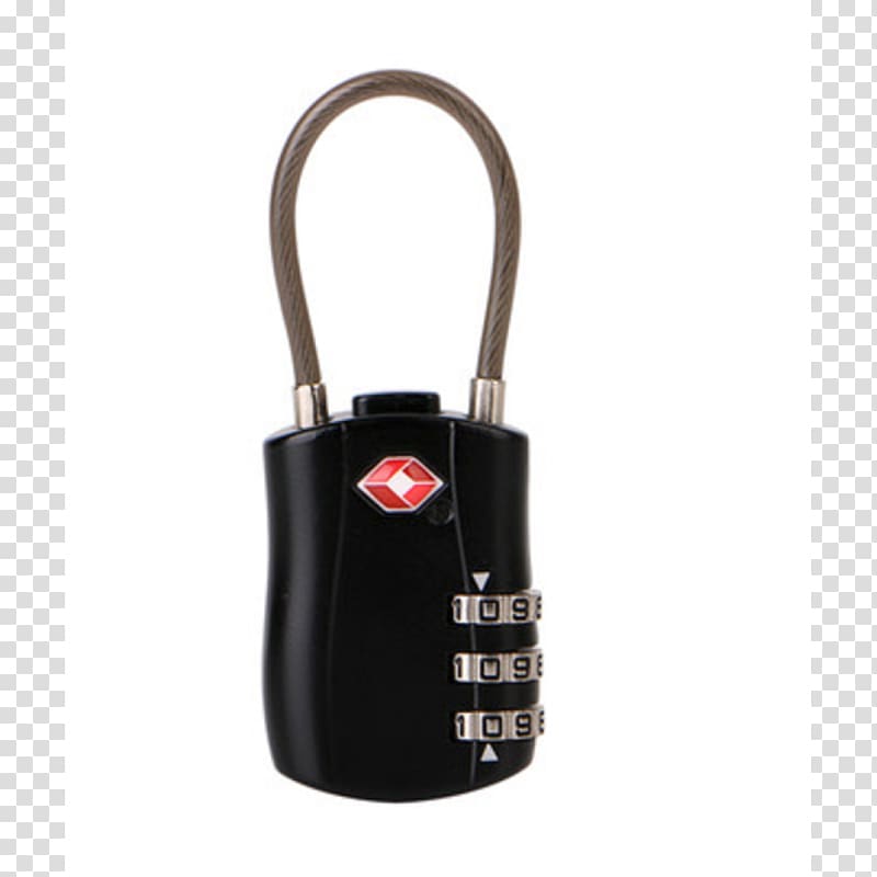 Luggage lock Padlock Transportation Security Administration Combination lock, padlock transparent background PNG clipart