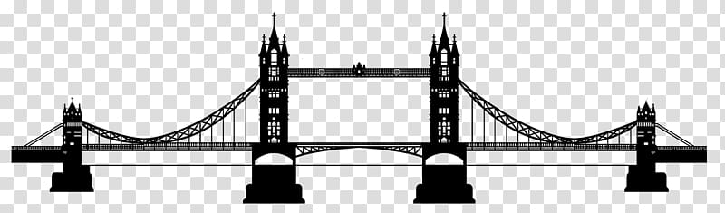 Tower Bridge Wall decal , bridge transparent background PNG clipart