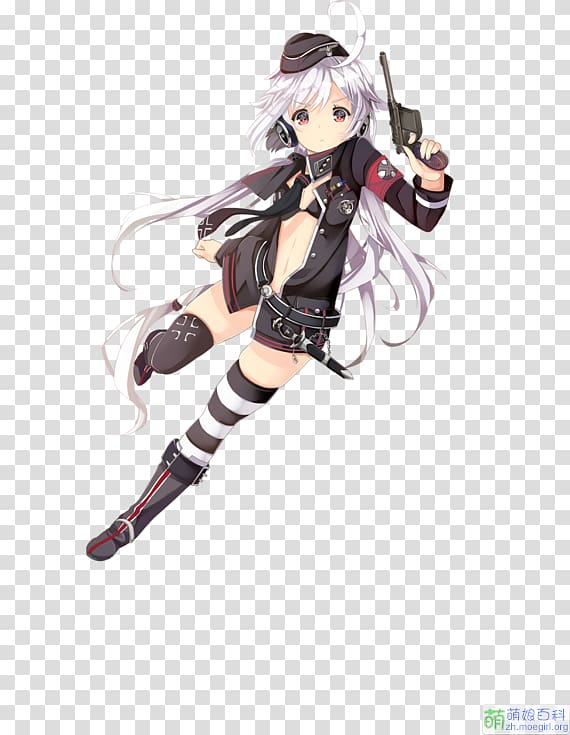 Girls' Frontline Mauser C96 Submachine gun Handgun, Girls Frontline transparent background PNG clipart