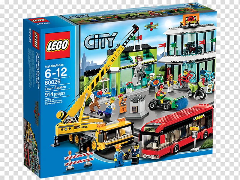 LEGO 60026 City Town Square 60025 LEGO City Grand Prix Truck Lego minifigure Monster Truck Transporter, lego city undercover karte transparent background PNG clipart