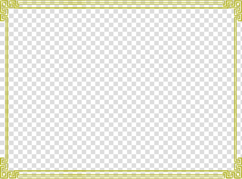 Square Area Angle Yellow Pattern, Dark yellow square frame material transparent background PNG clipart