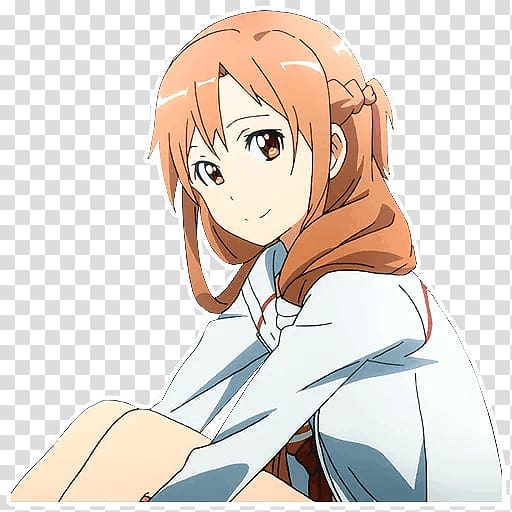 Asuna Kirito Sword Art Online Anime Character, asuna transparent background PNG clipart