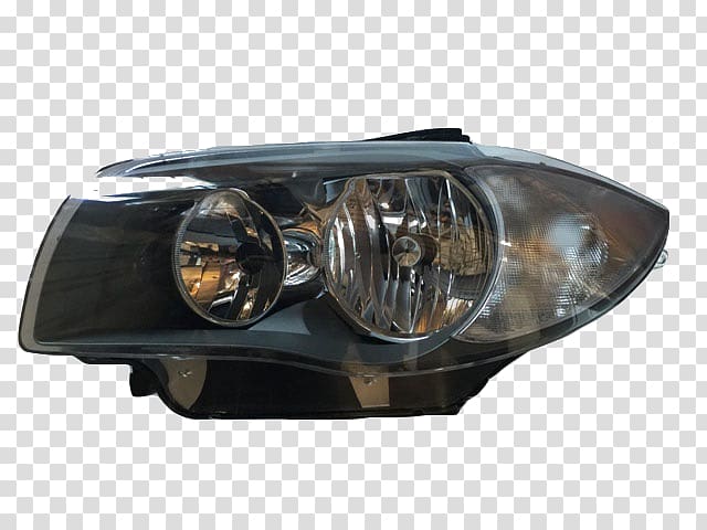 Headlamp Car Bumper Automotive design, BMW 1 Series (E87) transparent background PNG clipart