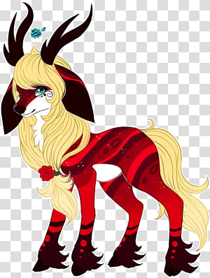 Reindeer Horse Legendary creature Dog, Reindeer transparent background PNG clipart thumbnail