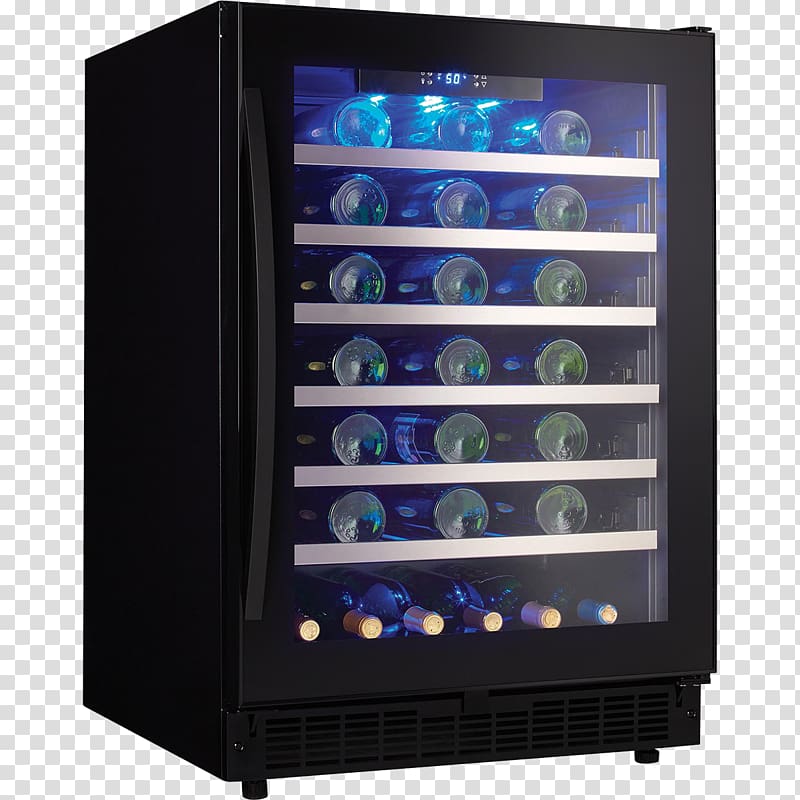 Wine cooler Refrigerator Danby Wine cellar, quench transparent background PNG clipart