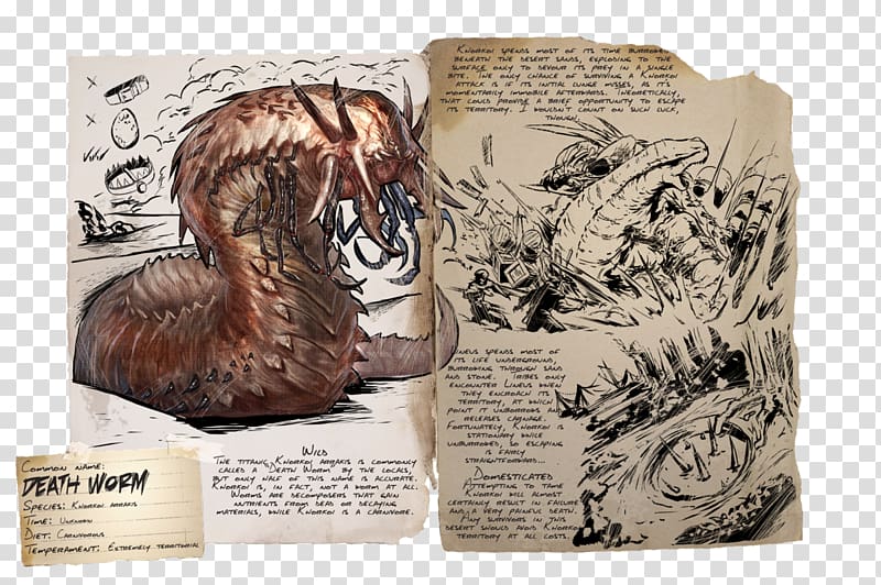 ARK: Survival Evolved Mongolian death worm Dinosaur Pachycephalosaurus, dinosaur transparent background PNG clipart