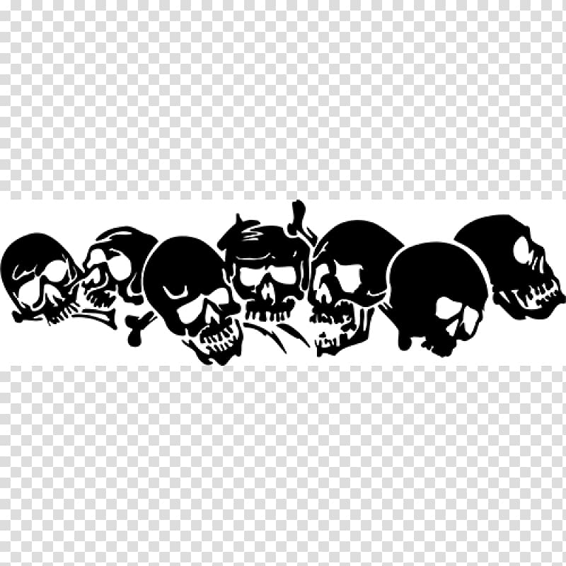 Decal Bumper sticker Die cutting Human skull symbolism, others transparent background PNG clipart