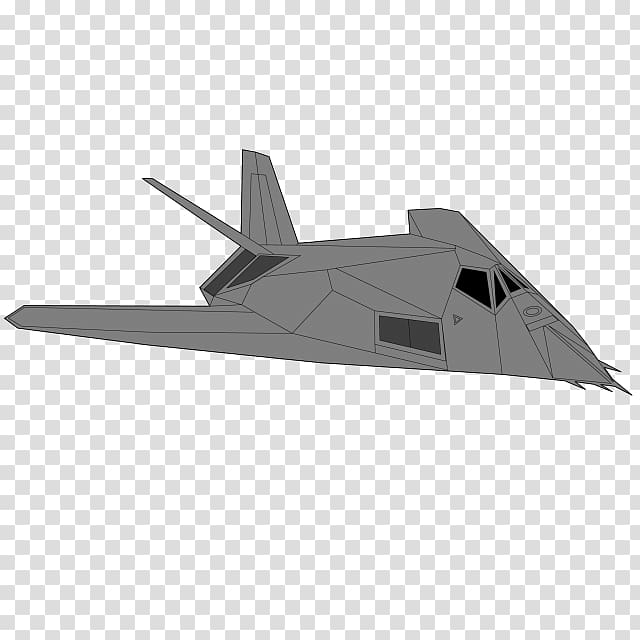 Lockheed F-117 Nighthawk Stealth aircraft Angle, aircraft transparent background PNG clipart