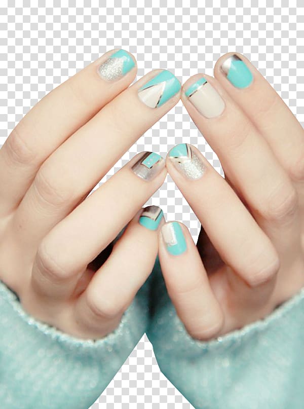 Nail art Artificial nails Gel nails, Fresh nail pattern transparent background PNG clipart