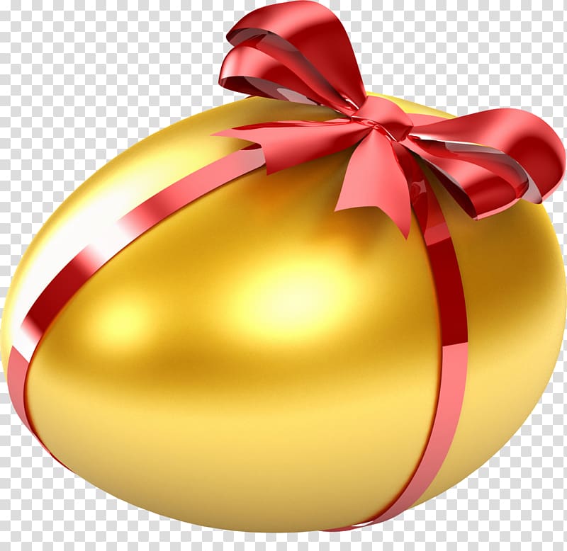 Easter egg Egg decorating , GOLDEN RİBBON transparent background PNG clipart