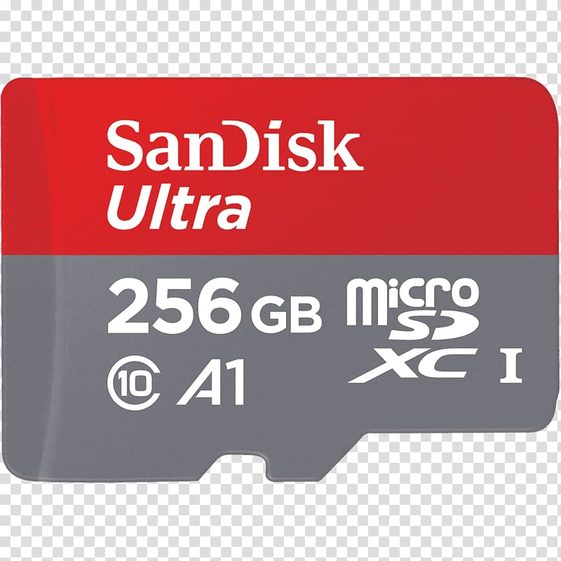 Xiaomi Mi A1 MicroSD Secure Digital SanDisk SDXC, memory card transparent background PNG clipart