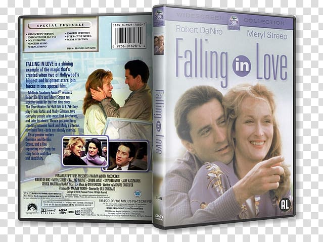Falling in Love Poster DVD Import, meryl streep transparent background PNG clipart