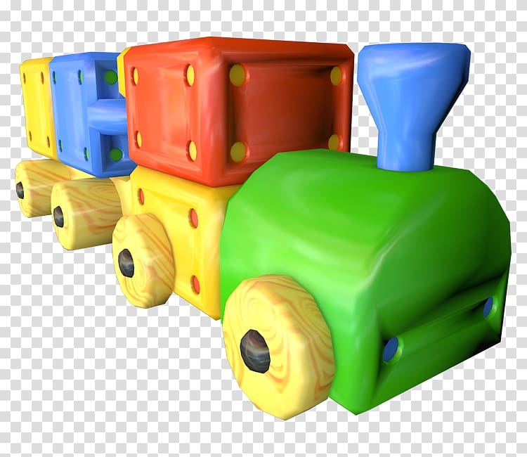 Toy block Plastic, toy-train transparent background PNG clipart