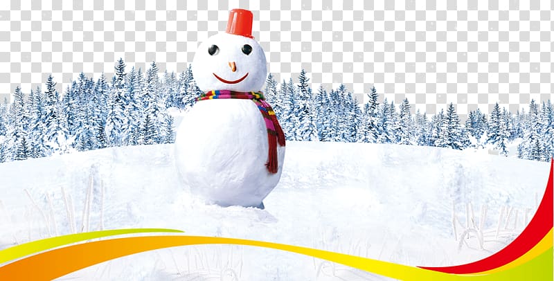 Winter Dahan Snowman Poster, Snow snowman transparent background PNG clipart