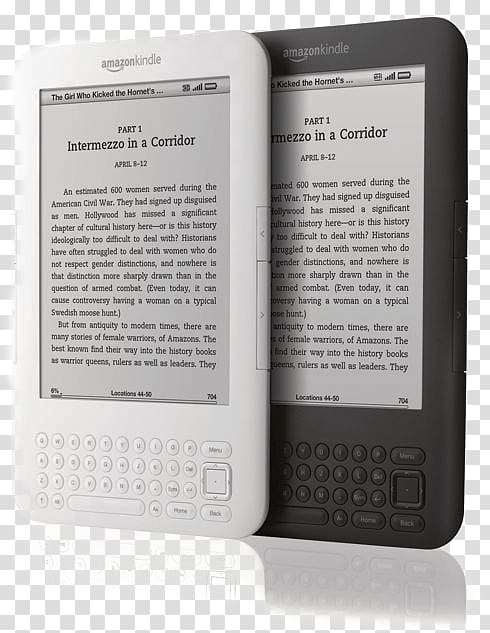Kindle Fire Barnes & Noble Nook Amazon.com E-book E-reader, Amazon electronic paper book transparent background PNG clipart