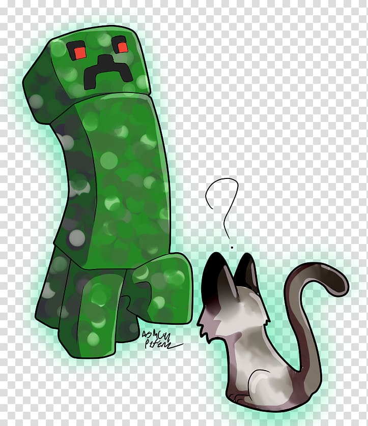 Minecraft mods Cat Creeper Art, Minecraft transparent background PNG clipart