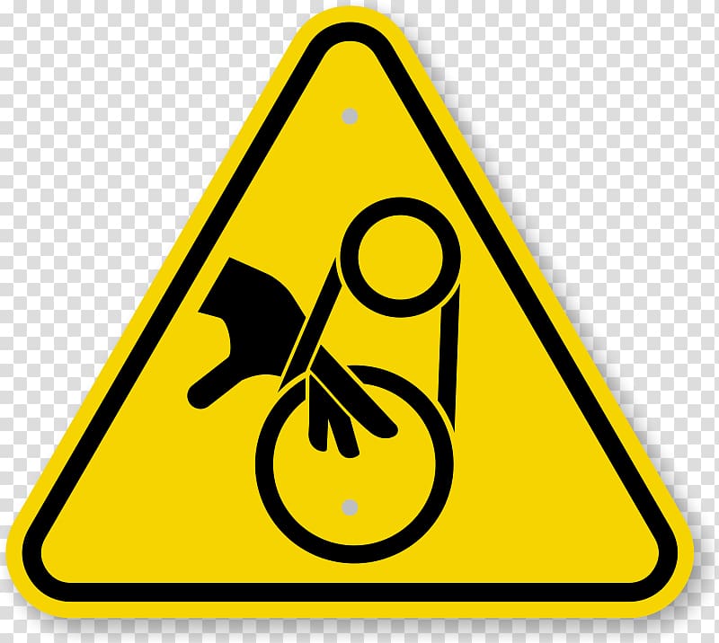 Warning sign Risk Hazard Symbol, hand placards transparent background PNG clipart