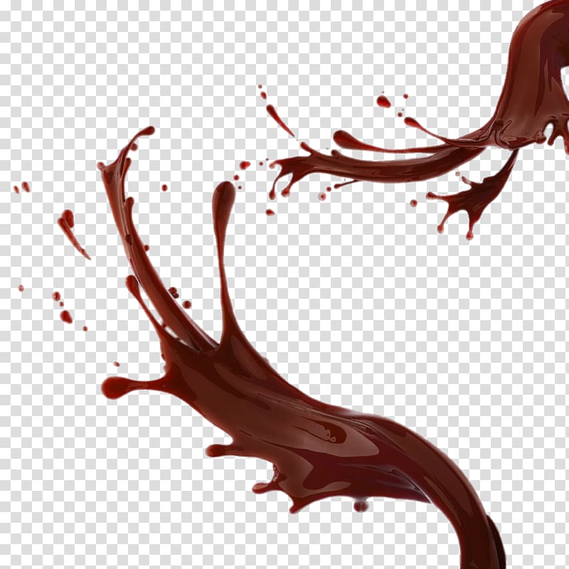 creative splashing chocolate sauce transparent background PNG clipart