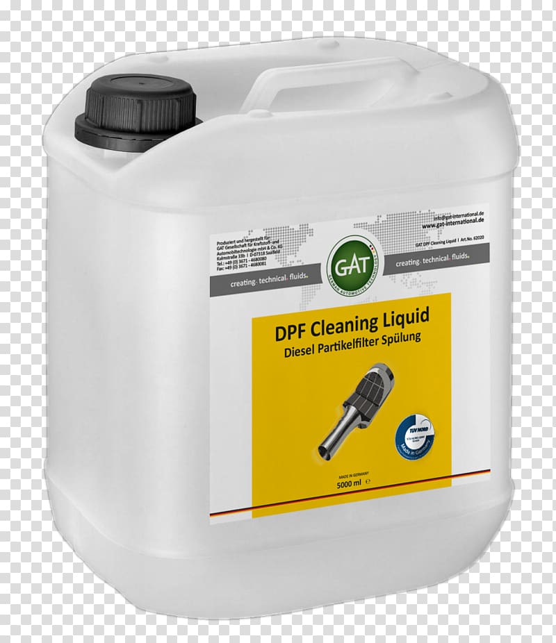 Liquid Cleaning Diesel particulate filter Fluid, water transparent background PNG clipart