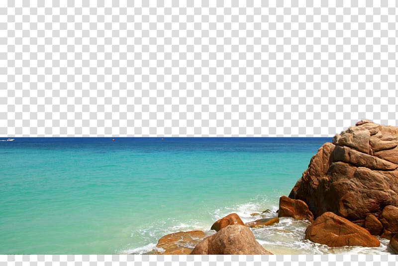 Sea level , Rocks in the sea transparent background PNG clipart