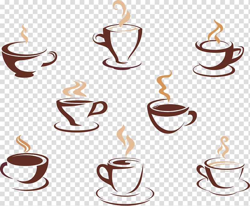 Coffee Tea Cafe Hot chocolate, Coffee flag illustration poster transparent background PNG clipart