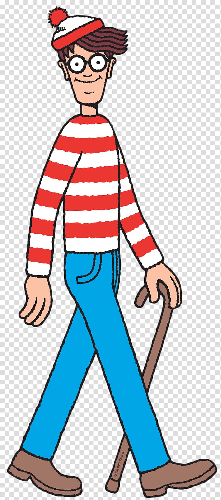 of man holding cane, Where\'s Wally? Character The Waldo Waldo 5K Children\'s literature Book, where to? transparent background PNG clipart