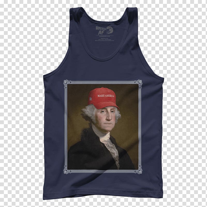 George Washington T-shirt Make America Great Again Sleeveless shirt, T-shirt transparent background PNG clipart