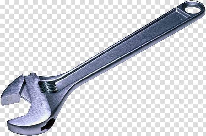 Wrench , Silver wrench transparent background PNG clipart