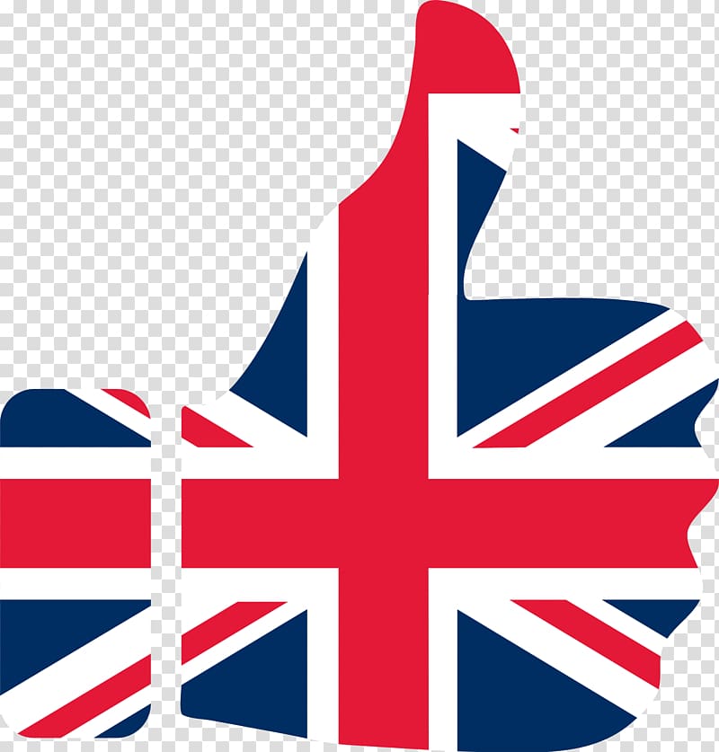 United Kingdom flag, Uk Flag Thumb Up transparent background PNG clipart