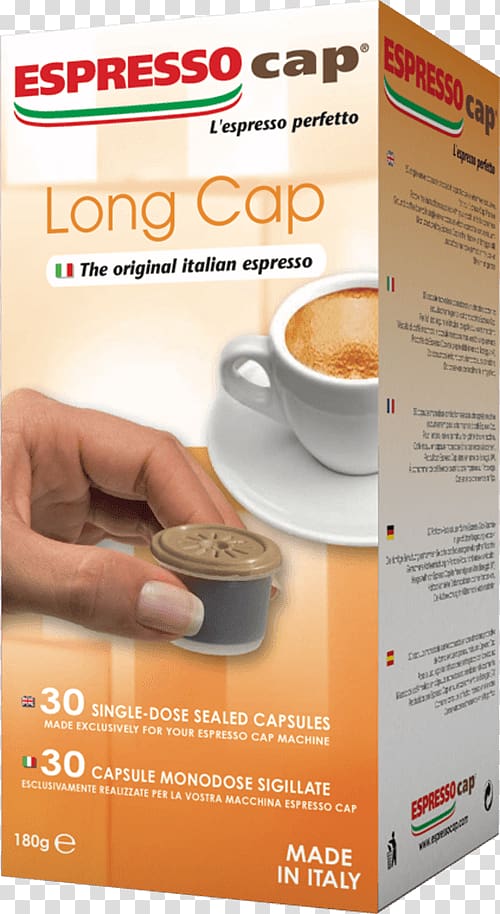 Espresso Instant coffee Dolce Gusto Lavazza, Coffee capsule transparent background PNG clipart