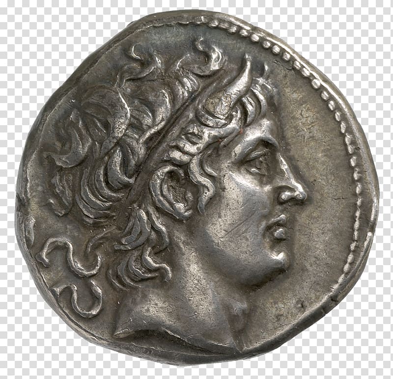 Macedonia Diadochi Tetradrachm Achaemenid Empire Coin, alexander the great transparent background PNG clipart