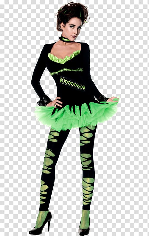 Costume Fashion Character Fiction Leggings, Bride Of Frankenstein transparent background PNG clipart