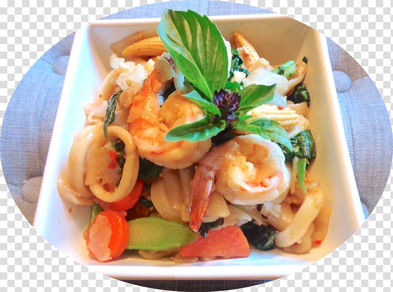 Thai cuisine Drunken noodles Vegetarian cuisine Dish Recipe, cooking transparent background PNG clipart