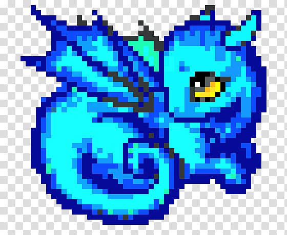 Pixel art Dragon Bead, dragon transparent background PNG clipart