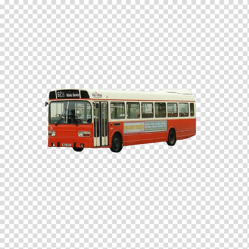 Tour bus service Car Manx Electric Railway, Red Bus transparent background PNG clipart