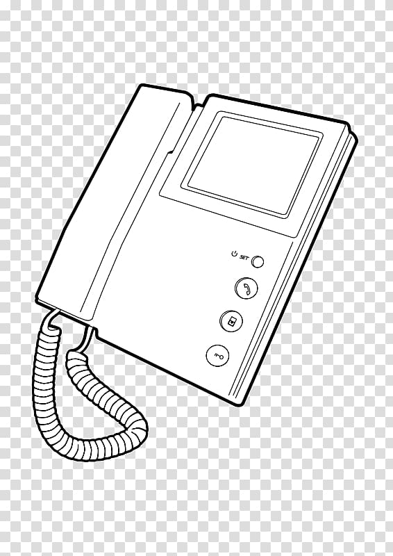 VoIP phone Telephone iPhone Intercom , Iphone transparent background PNG clipart