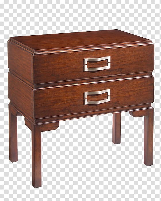 Table Nightstand Chest of drawers Furniture, Hand-painted 3d transparent background PNG clipart
