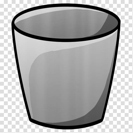 gray cup illustration, angle cup cylinder glass, Bucket Empty transparent background PNG clipart