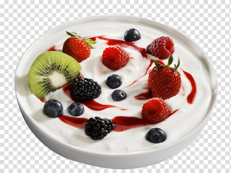 Breakfast cereal Fruit salad Yogurt, Fruit yogurt transparent background PNG clipart